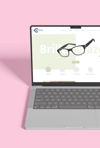 Branding en webdesign Blink Optiek